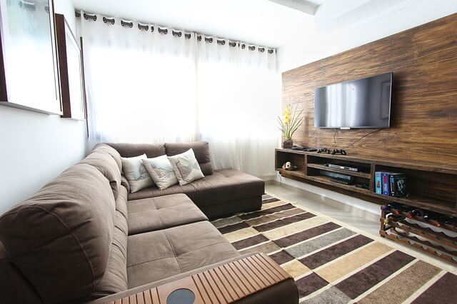 Telewizor w salonie